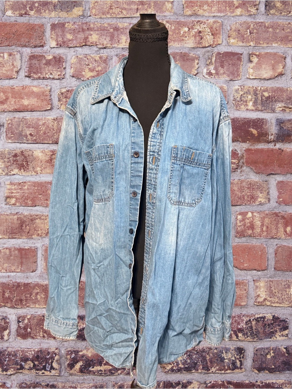 LL Bean, Men’s Light Blue Denim Shirt Jacket